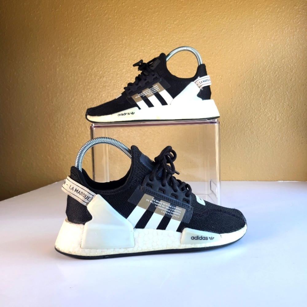 ADIDAS JUNIOR NMD_R1.V2 J ATHLETIC SNEAKERS #HP2939 kids size 3.5Y